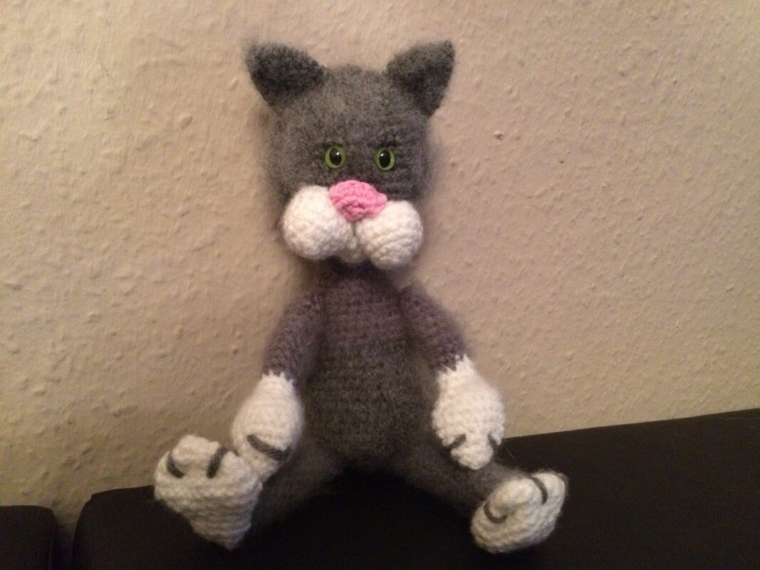 Häkelanleitung Kater Tom häkeln