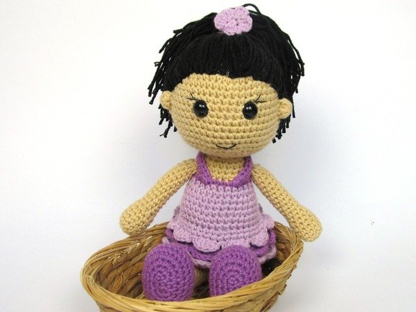 Doll Anna Amigurumi Crochet Pattern