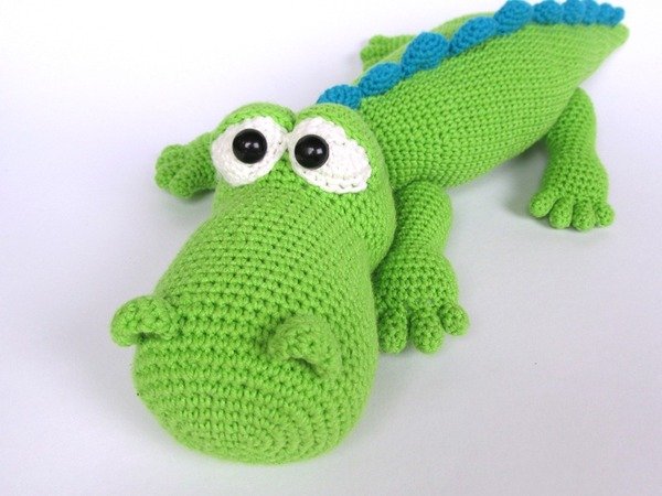 Crocodile Alfred Amigurumi Crochet Pattern