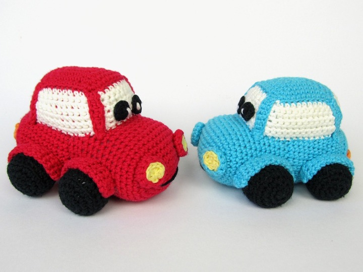 Happy Car Amigurumi Crochet Pattern 