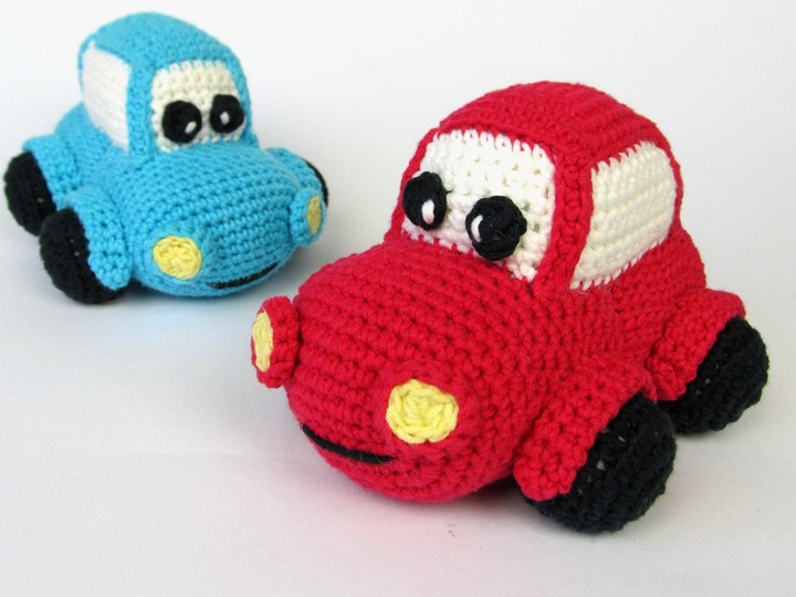 Happy Car Amigurumi Crochet Pattern 