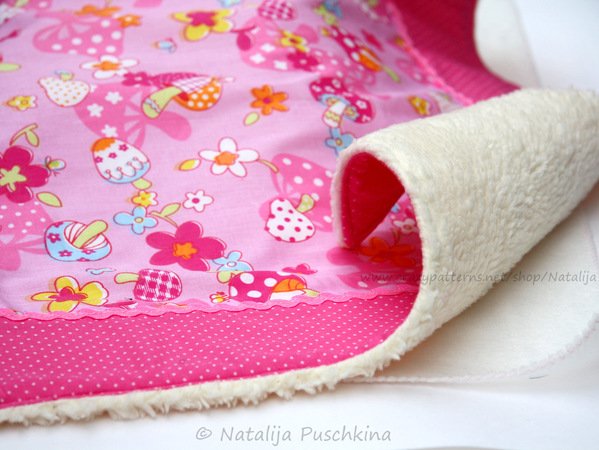 Sleeping Set for the Dolls - easy Sewing Pattern 