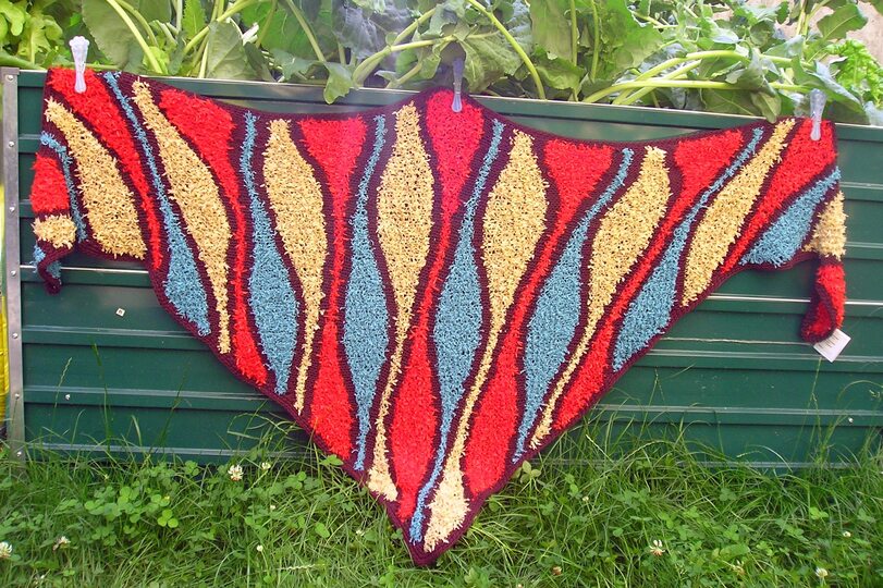 Strickanleitung Dreieckstuch "Bodensee"