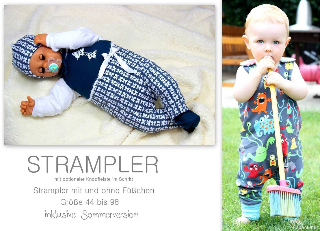 E-Book Strampler mit & ohne Fuesschen - Bild 6