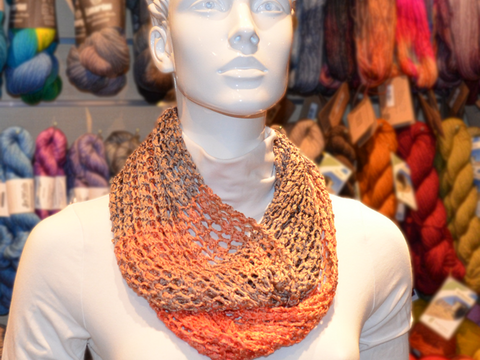 Seiden-Loop “Koralle”