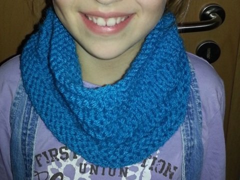 Strickanleitung Damen Loop Rundschal Strickschal-auch für Mädchen ab 6 Jahren- ideal für Anfänger