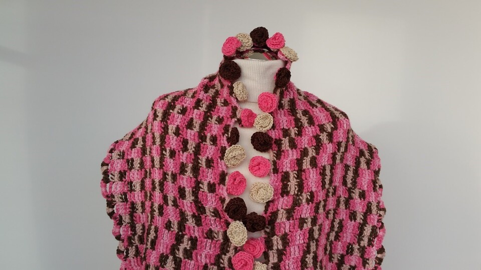 Häkelanleitung Schulterwärmer/Schal Luxury Design No. 64