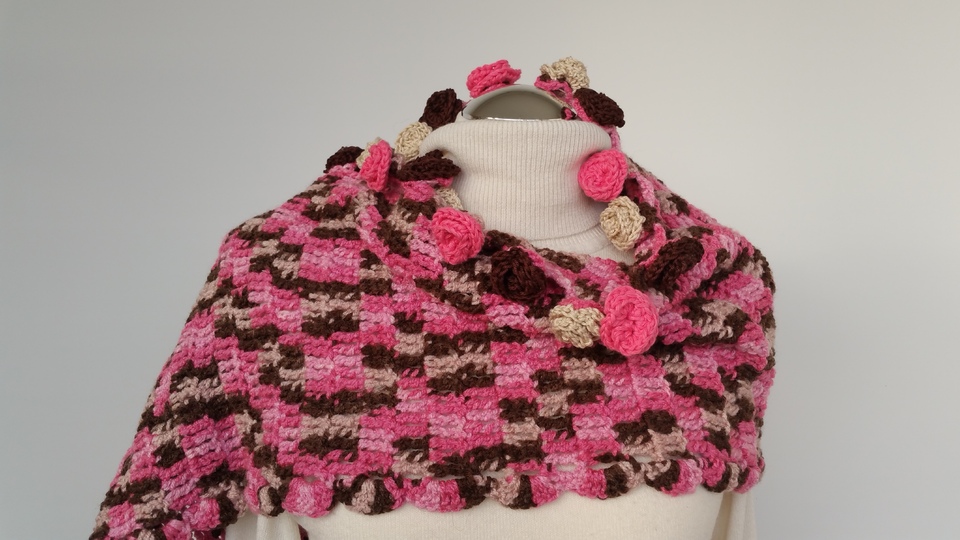 Häkelanleitung Schulterwärmer/Schal Luxury Design No. 64