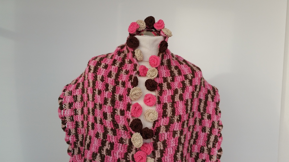 Häkelanleitung Schulterwärmer/Schal Luxury Design No. 64