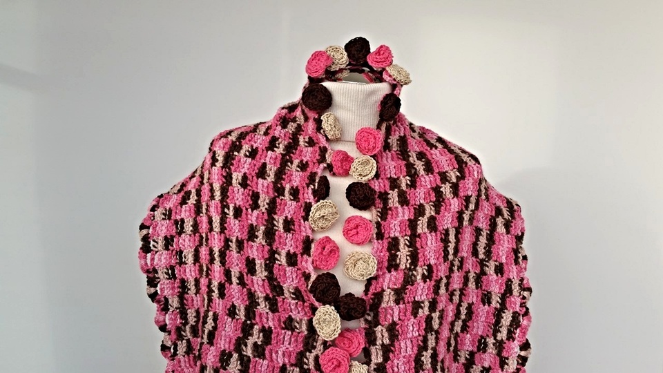 Häkelanleitung Schulterwärmer/Schal Luxury Design No. 64