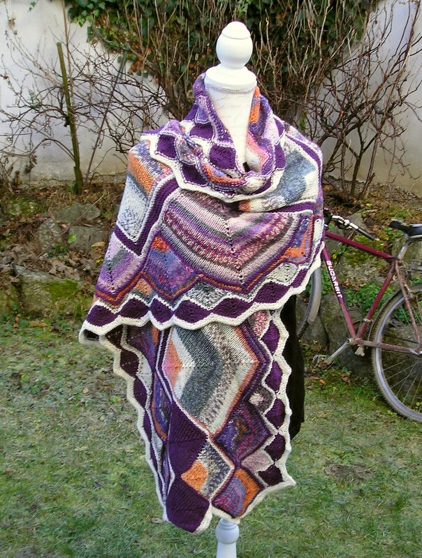 Strickanleitung Schal "Cinderella"