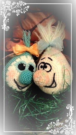 Crochet pattern Easter eggs