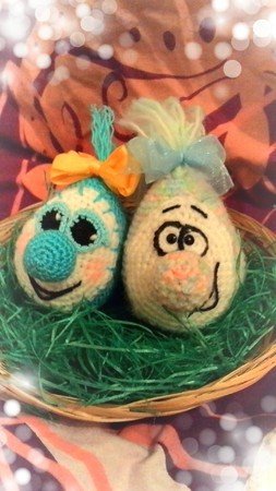 Crochet pattern Easter eggs