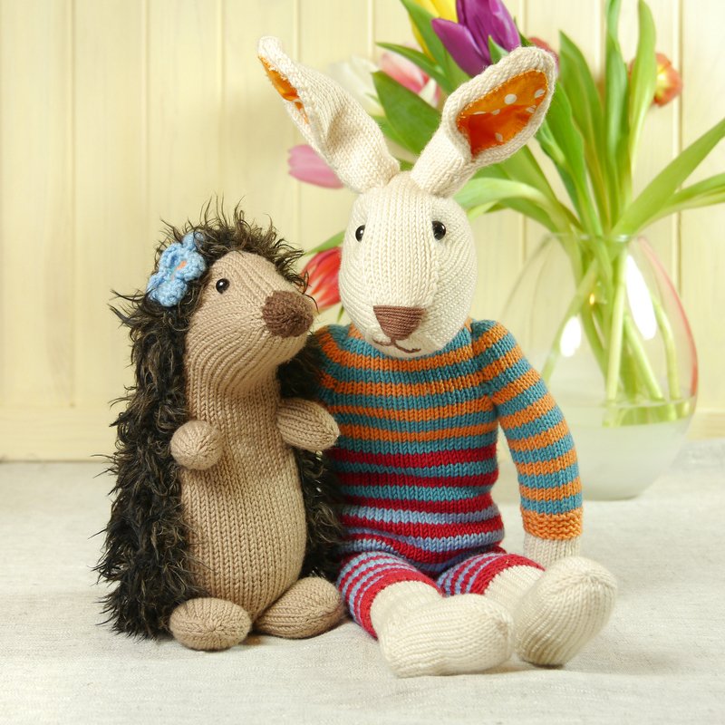 Nice Price Bundle Hare and Hedgehog knitting pattern - Image 2