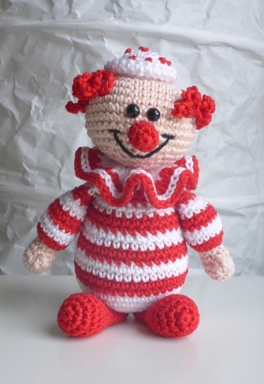 Häkelanleitung Clownpärchen Piccolino & Piccolina