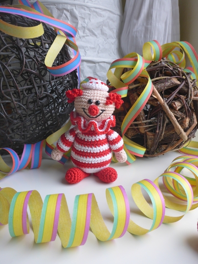 Häkelanleitung Clownpärchen Piccolino & Piccolina