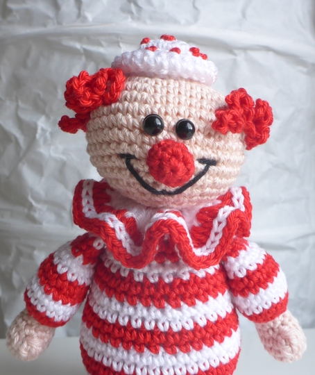Häkelanleitung Clownpärchen Piccolino & Piccolina