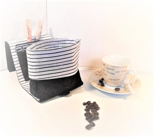 Nähanleitung für eine süße Geschenketasche "Kaffee-Tassen-Tasche"