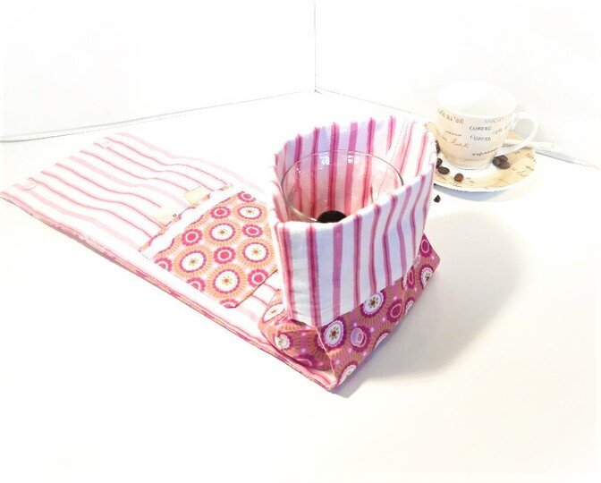 Nähanleitung für eine süße Geschenketasche "Kaffee-Tassen-Tasche"