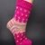 Strickanleitung Socken mit sommerlichen Fantasiemuster, Gr. 38/39