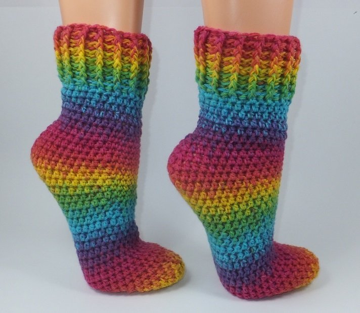EasySoks1 easy to crochet cozy socks sizes 36–43 – crochet pattern