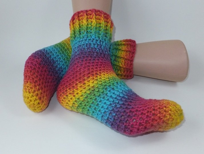 EasySoks1 easy to crochet cozy socks sizes 36–43 – crochet pattern