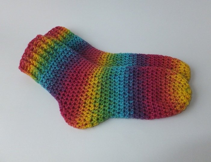 EasySoks1 easy to crochet cozy socks sizes 36–43 – crochet pattern