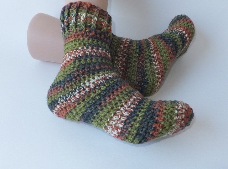 EasySoks1 easy to crochet cozy socks sizes 36–43 – crochet pattern