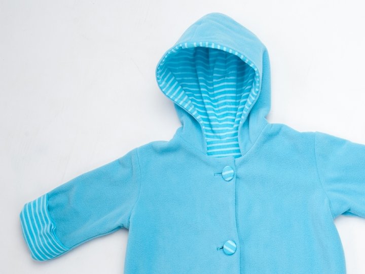 Baby Overall DORIAN – Kapuze Füßchen Datei 56/62–80/86