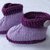 Strickanleitung Babyschuh / Booties Gestrickt mit Häkelkombination