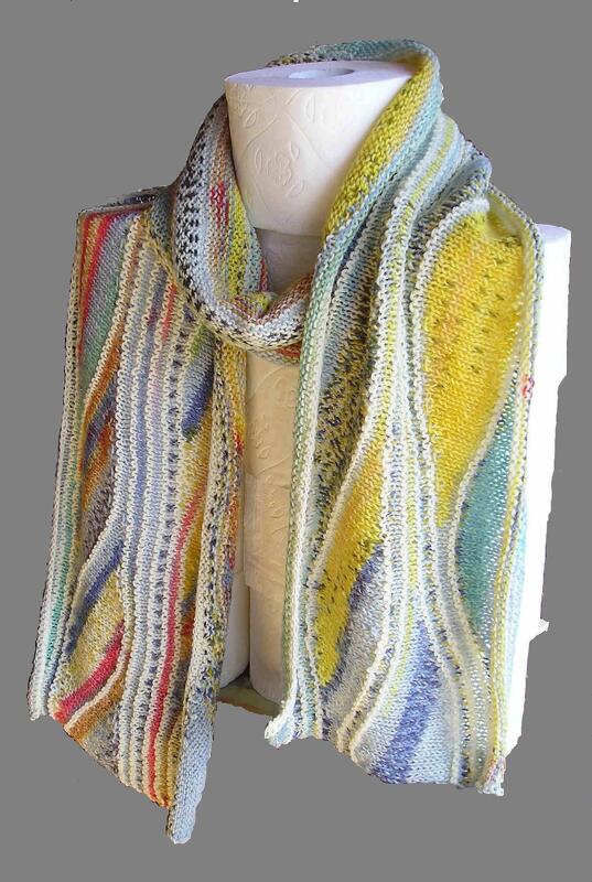 Strickanleitung Schal "Eiscreme"