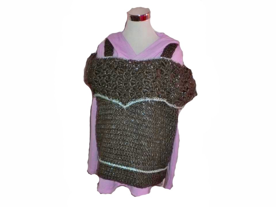 Pulli Top mit Glitzer Häkelanleitung Gr. 38 bis 46 - Bild 2