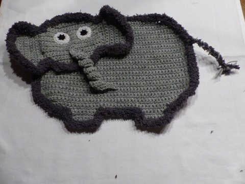 Häkelanleitung Elefant / Schnuffeltuch Elefant / Schmusetuch Elefant