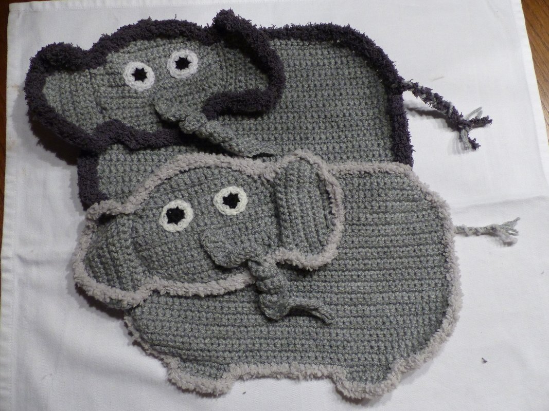 Häkelanleitung Elefant / Schnuffeltuch Elefant / Schmusetuch Elefant - Bild 6