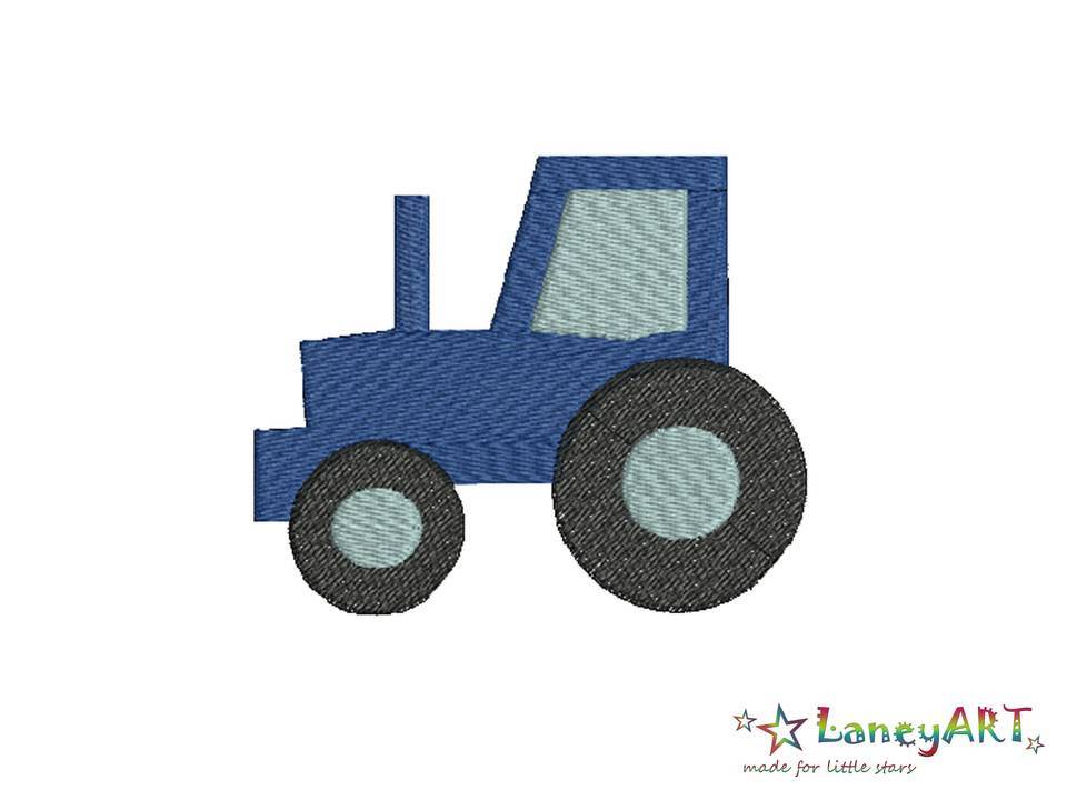 Stickdatei "Traktor" Pes Format (Deco, Brother, Babylock)