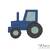 Stickdatei "Traktor" Pes Format (Deco, Brother, Babylock)