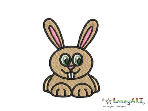 Stickdatei "Hase" Pes Format (Deco, Brother, Babylock)