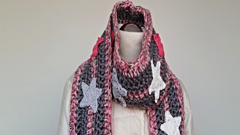 Häkelanleitung Schal Luxury Design No. 67