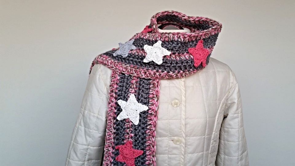 Häkelanleitung Schal Luxury Design No. 67