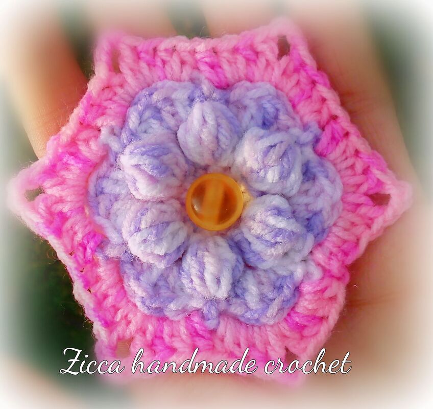 Häkelanleitung-Blume