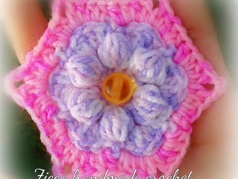 Häkelanleitung-Blume