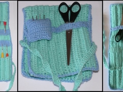 Häkelanleitung "Häkeltasche" / Aufbewahrung Häkelnadeln