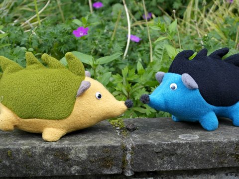 Nähanleitung - Kuscheltier Igel