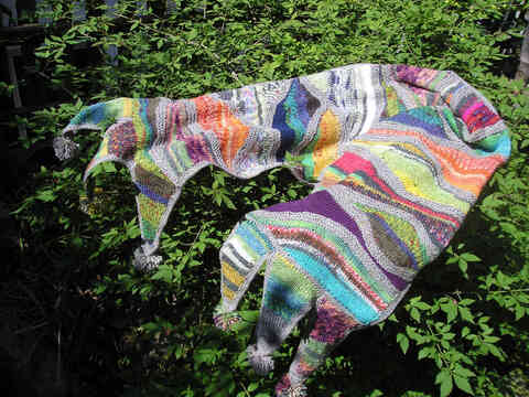 Strickanleitung Schal "Karibik"