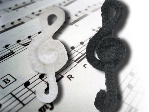 Häkelanleitung – Violinschlüssel