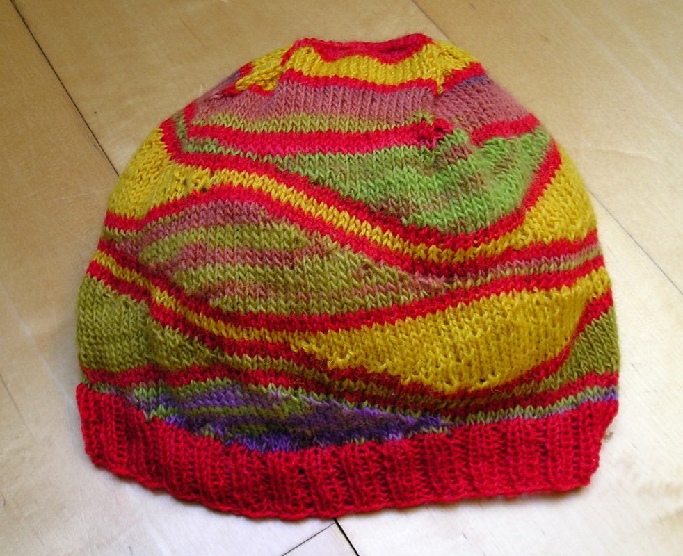 Strickanleitung Mütze "Märchengarten"