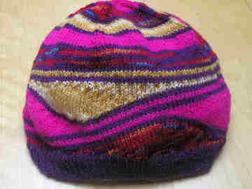 Strickanleitung Mütze "pink Lady"
