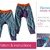 LOUs baggy trouser pattern with a bottom inlet, sizes 62-104 / 6 mo.- 4/5 yrs.