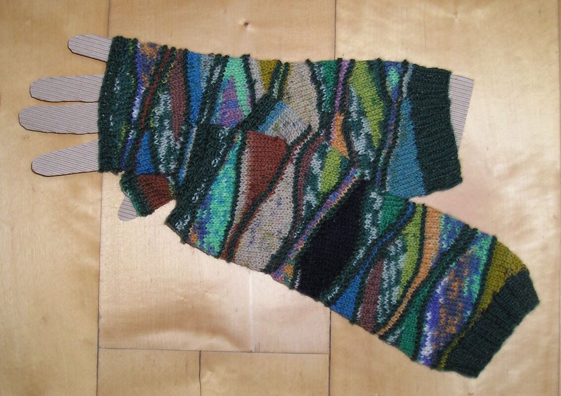 Strickanleitung Armstulpen "Waldfee"