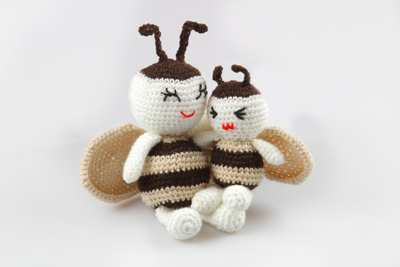 Häkelanleitung Amigurumi Puppe Bienchen Tiere Häkeln